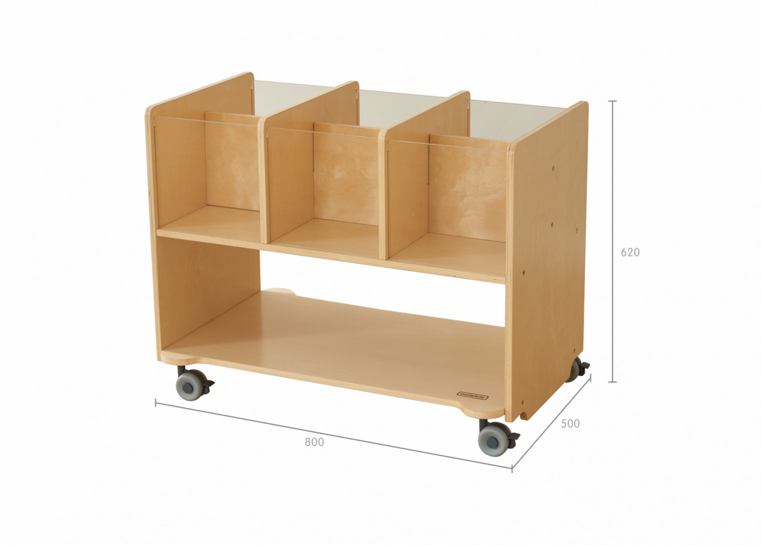Visible-Compartment Storage Station (6 Compartments)